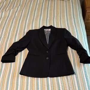 Tahari ASL Black Blazer with Button Detail